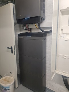 Flachdach "Alter Flughafen", Gießen Wechselrichter/Speicher